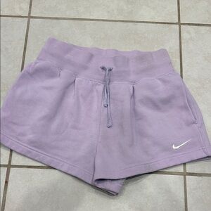 Nike Women's Light Purple Athletic Shorts